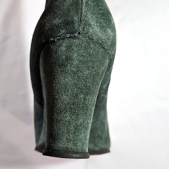Antonio Melani Green Suede Boots Sz 9 - Picture 7 of 10